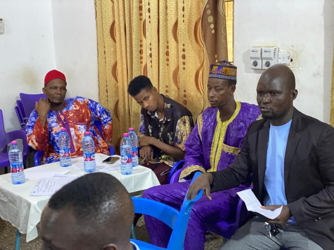 Participants at the zoonotic disease reporting planning workshop in West Africa