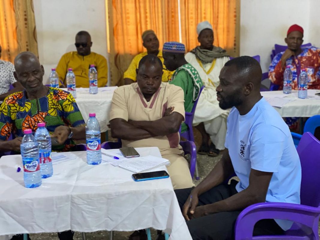 Participants at the zoonotic disease reporting planning workshop in West Africa
