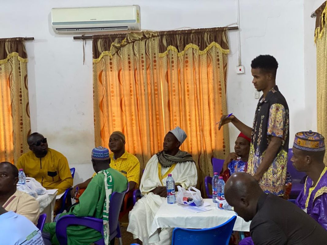 Participants at the zoonotic disease reporting planning workshop in West Africa