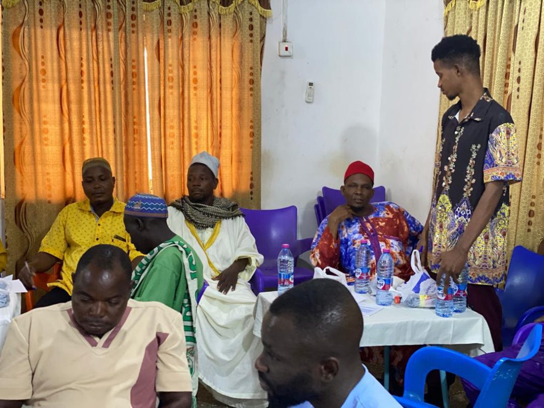 Participants at the zoonotic disease reporting planning workshop in West Africa