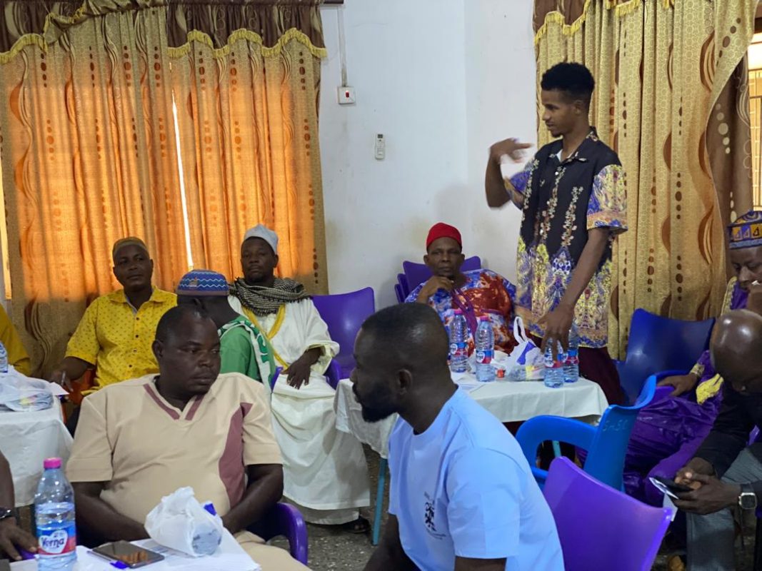 Participants at the zoonotic disease reporting planning workshop in West Africa