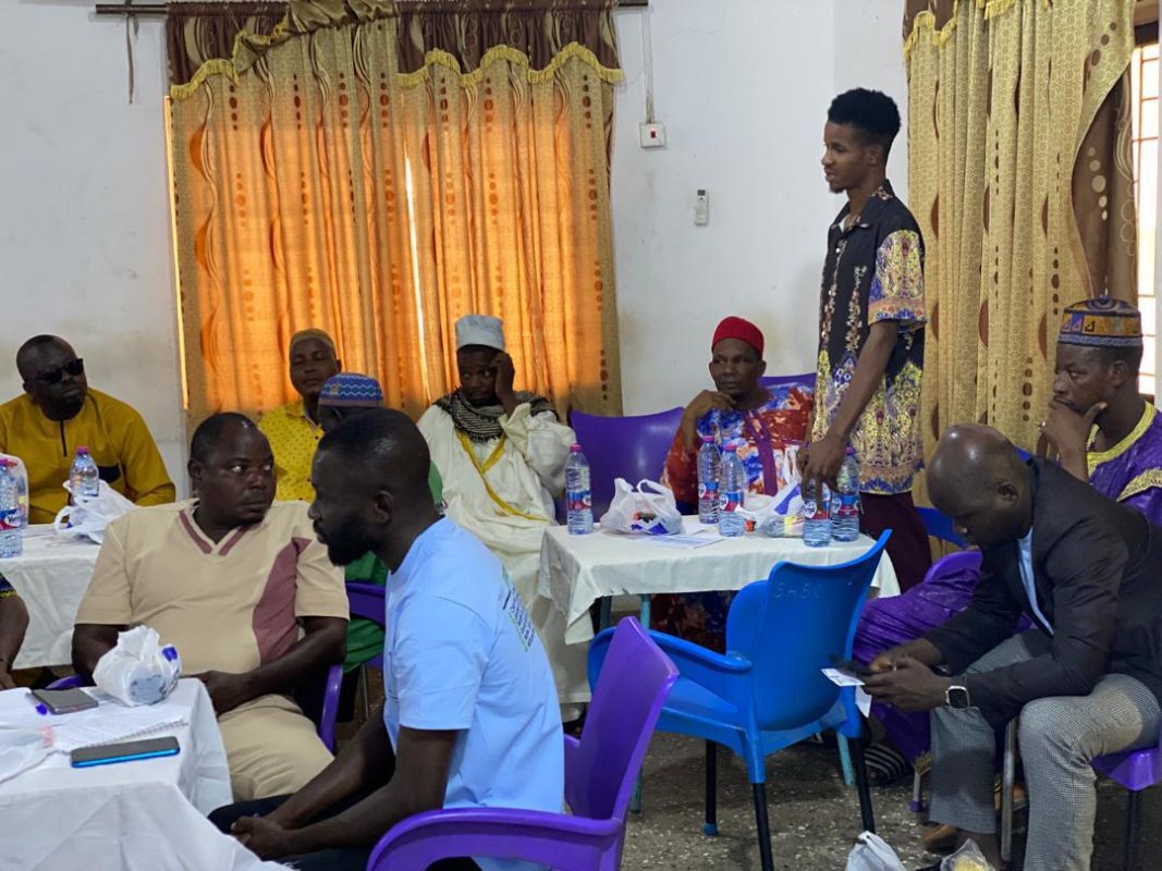 Participants at the zoonotic disease reporting planning workshop in West Africa
