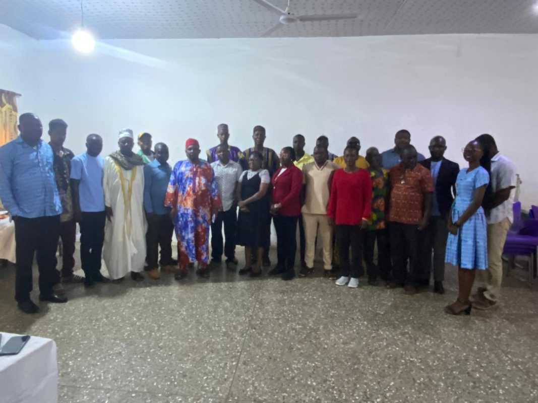 Participants at the zoonotic disease reporting planning workshop in West Africa