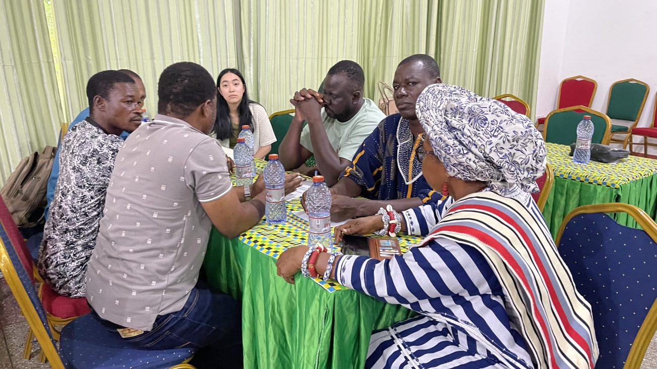 Participants at the social protection and water security results workshop in Ghana