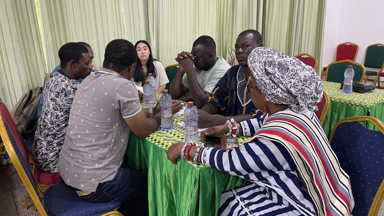 Participants at the social protection and water security results workshop in Ghana