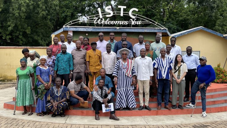 Participants at the social protection and water security results workshop in Ghana