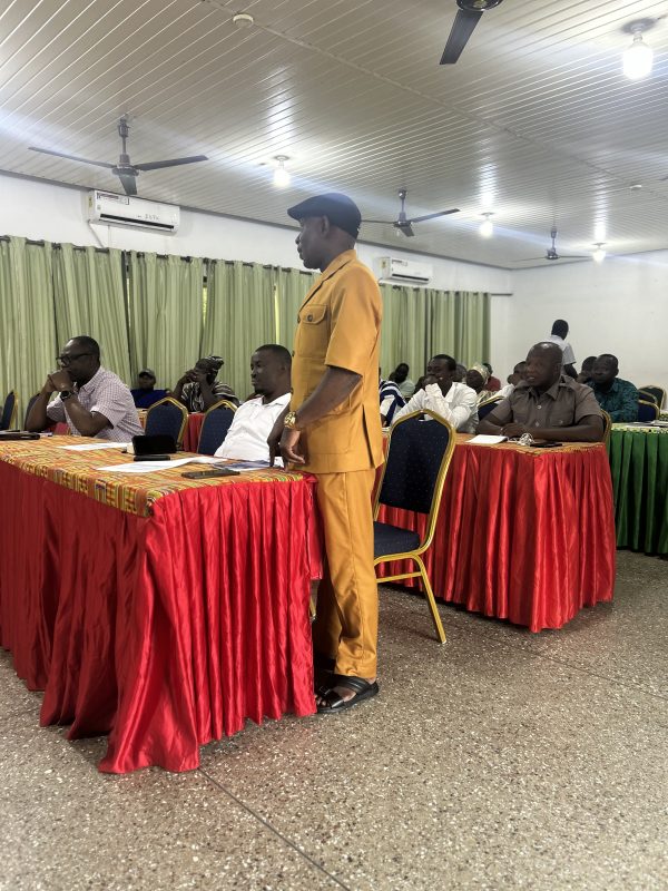 Participants at the social protection and water security results workshop in Ghana