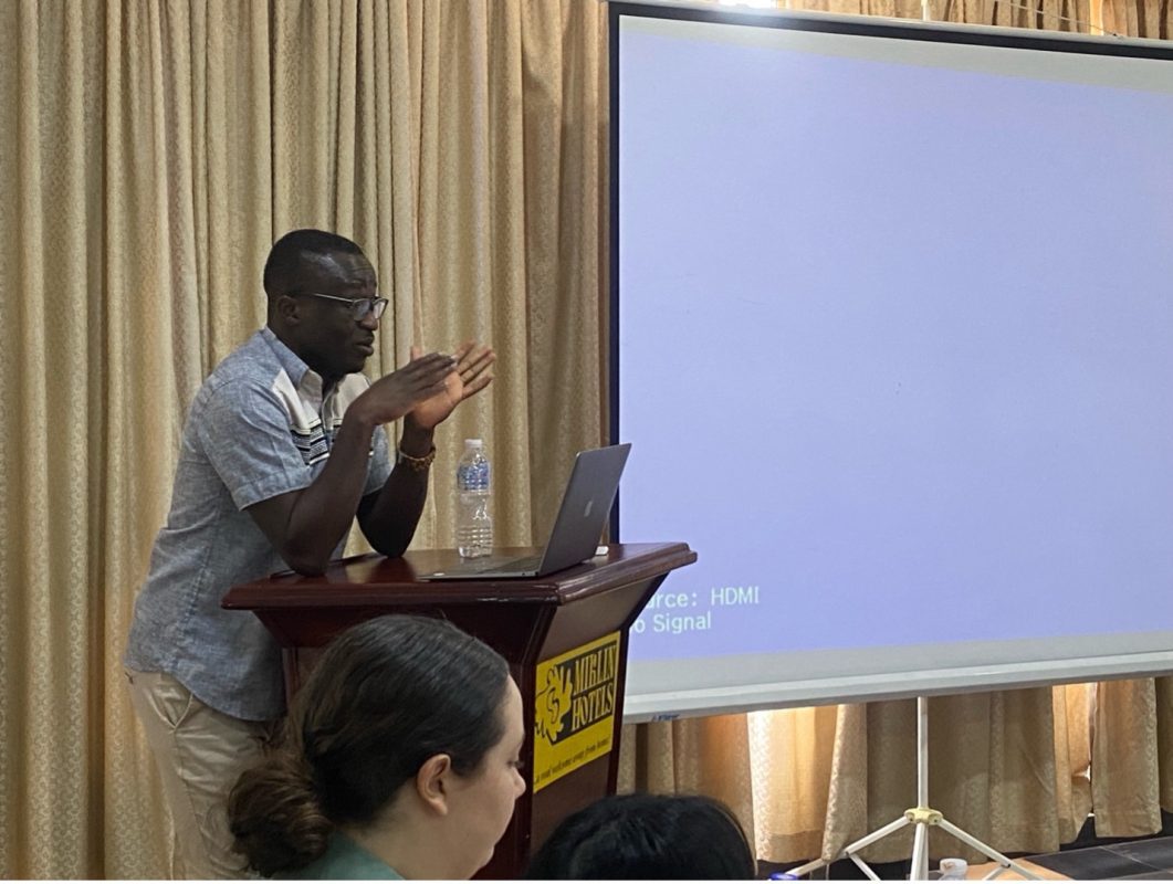 Participants at the HIV care knowledge dissemination workshop in Kumasi, Ghana