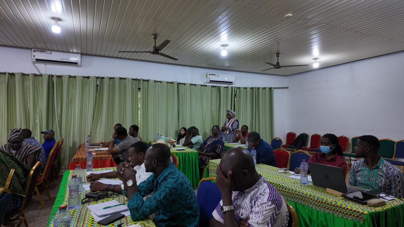 Participants at the social protection and water security results workshop in Ghana
