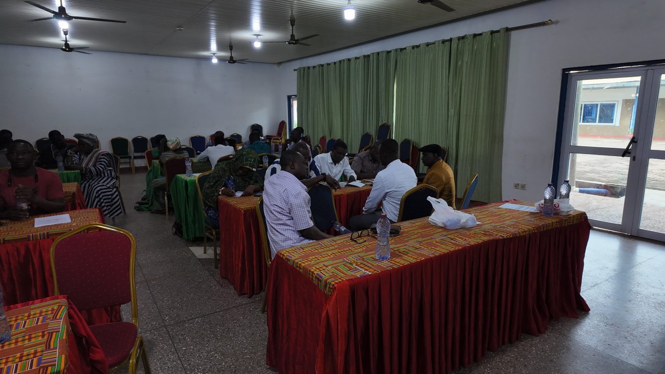 Participants at the social protection and water security results workshop in Ghana