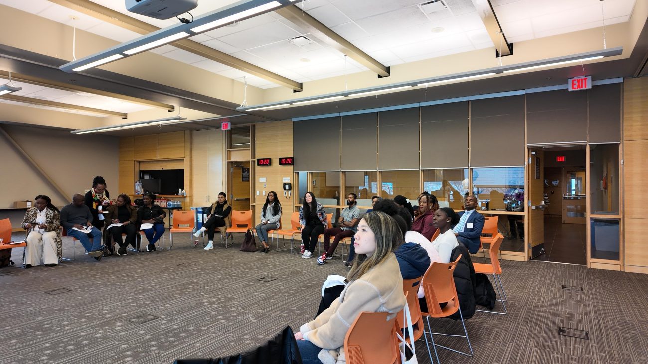 Participants at the early childhood education knowledge translation workshop in Ontario