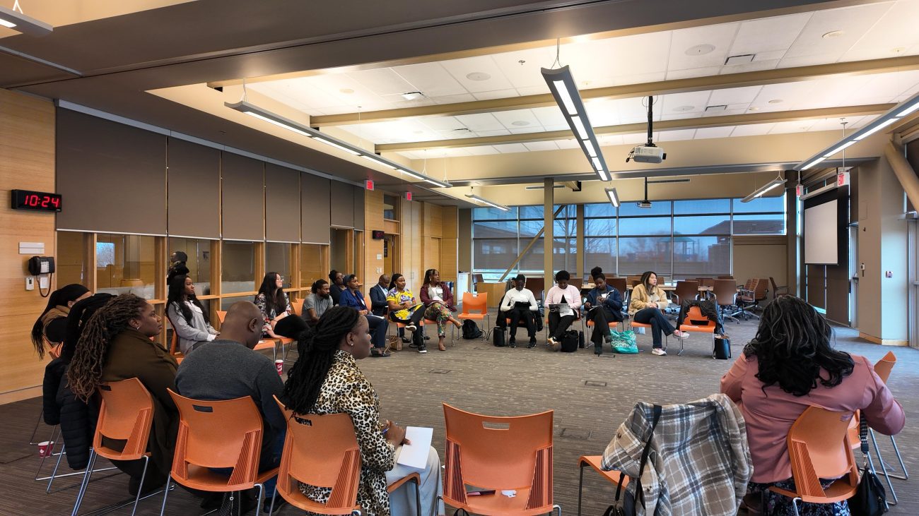 Participants at the early childhood education knowledge translation workshop in Ontario