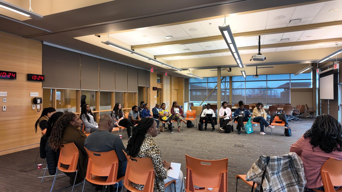 Participants at the early childhood education knowledge translation workshop in Ontario