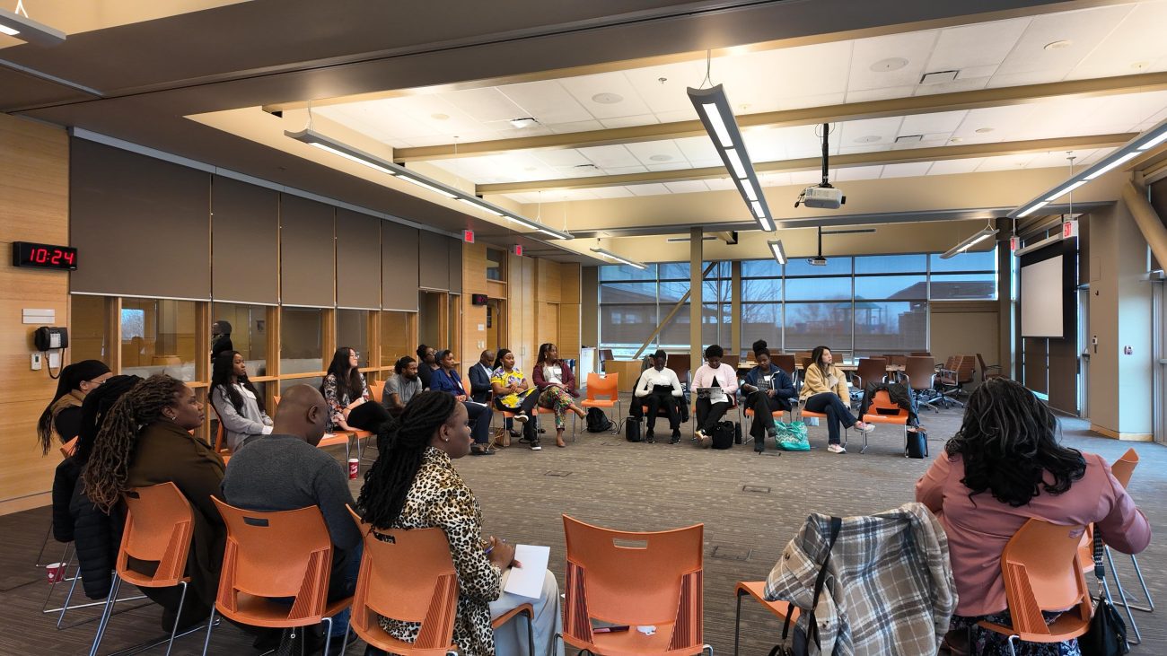 Participants at the early childhood education knowledge translation workshop in Ontario
