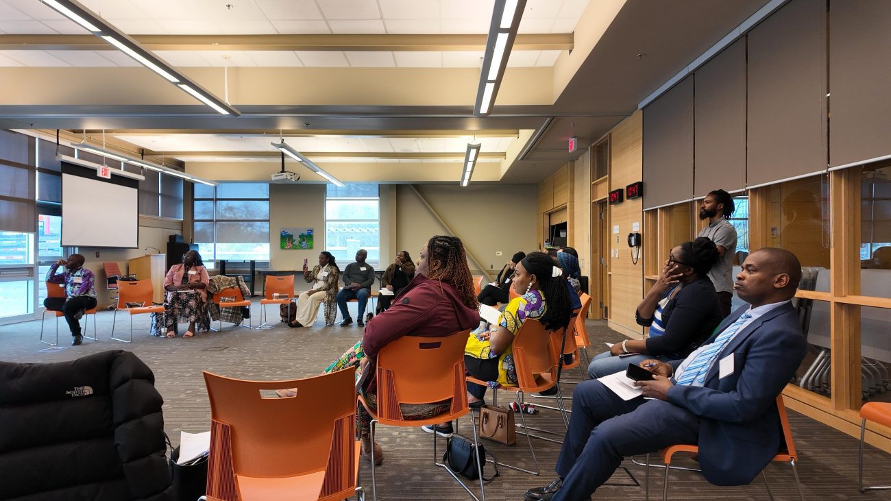 Participants at the early childhood education knowledge translation workshop in Ontario