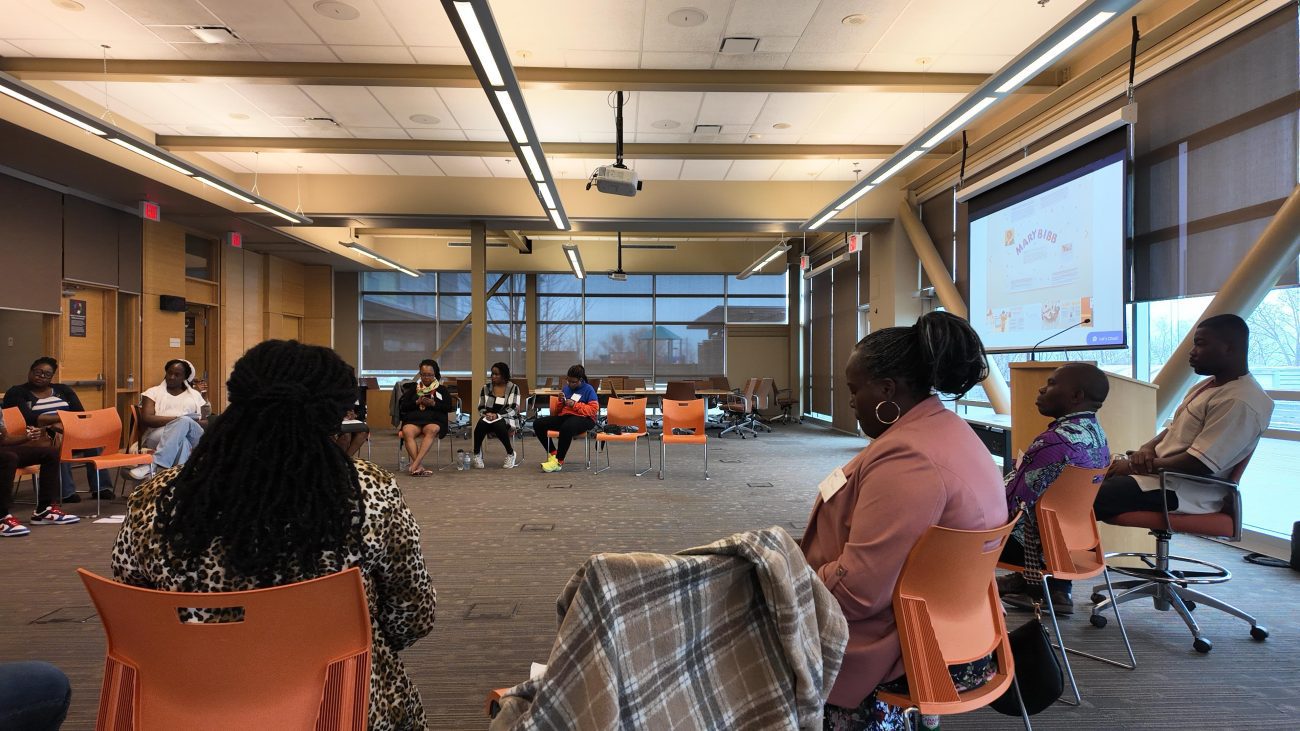 Participants at the early childhood education knowledge translation workshop in Ontario