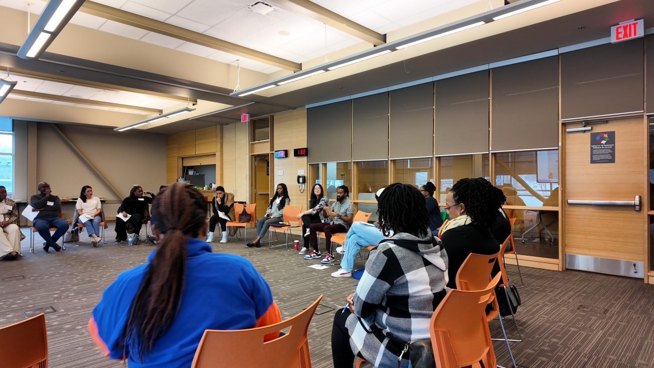 Participants at the early childhood education knowledge translation workshop in Ontario