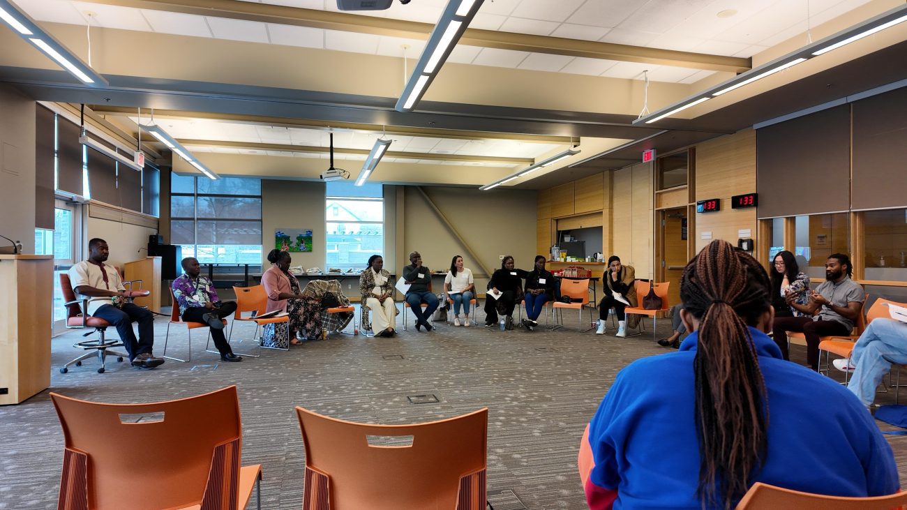 Participants at the early childhood education knowledge translation workshop in Ontario